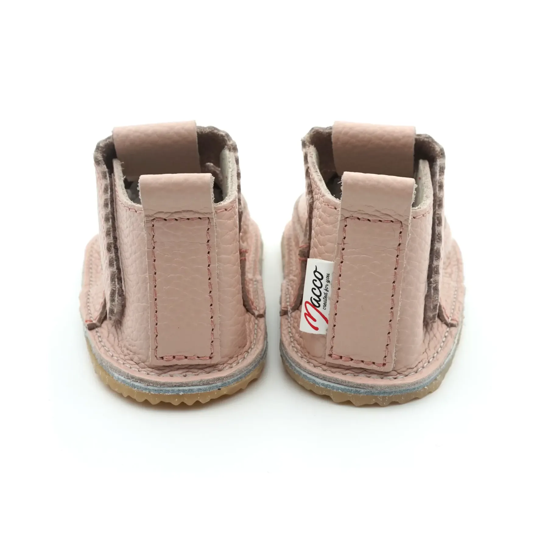 Macco Pantofi barefoot bebeluși și copii roz Macco Pantofi barefoot bebeluși și copii roz