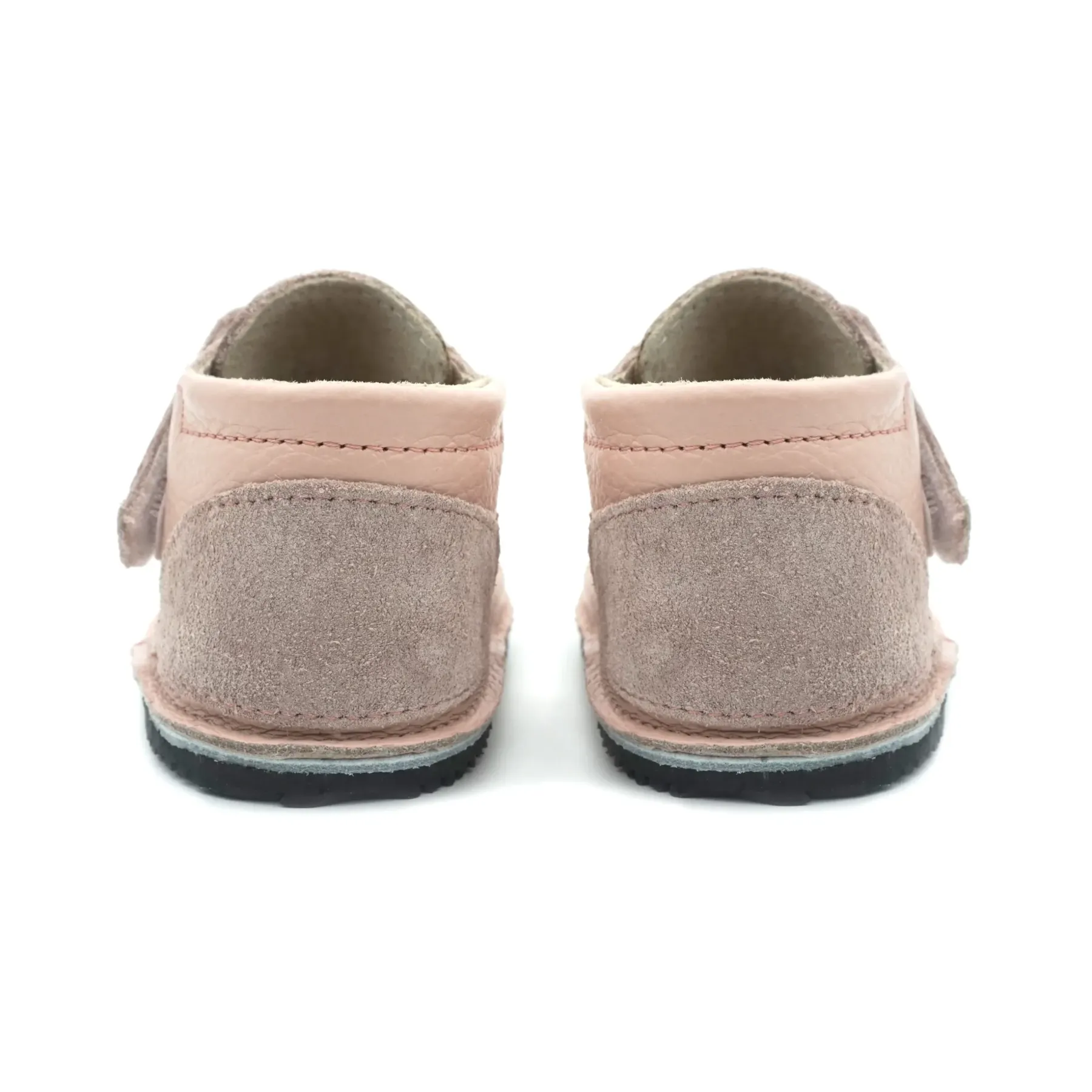 Macco ghete copii roz cu branț detașabil din lână piele naturală barefoot primii pași Macco ghete copii roz cu branț detașabil din lână piele naturală barefoot primii pași