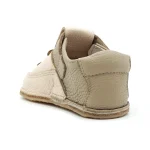 Papucei Pantofi Barefoot Primii Pasi bebe copii baieti fete maro crem ursulet winnie pooh