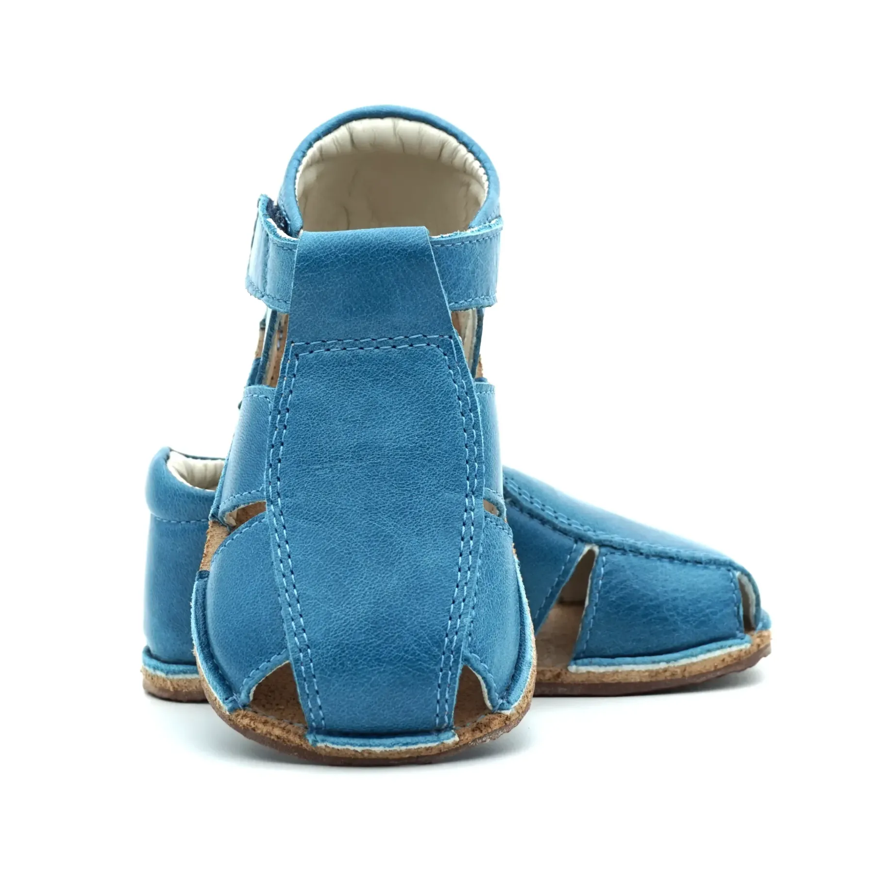 Sandale bebelusi, sandale primii pasi barefoot sandale copii baieti piele naturala albastru tipitoe Sandale bebelusi, sandale primii pasi barefoot sandale copii baieti piele naturala albastru tipitoe