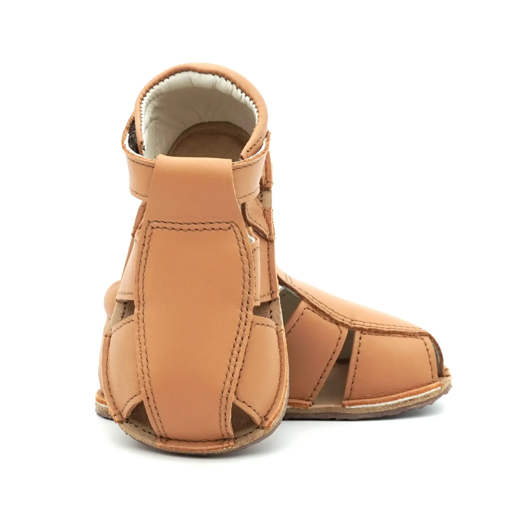 Sandale bebelusi, sandale primii pasi barefoot sandale copii baieti fete piele naturala maro tipitoe Sandale bebelusi, sandale primii pasi barefoot sandale copii baieti fete piele naturala maro tipitoe