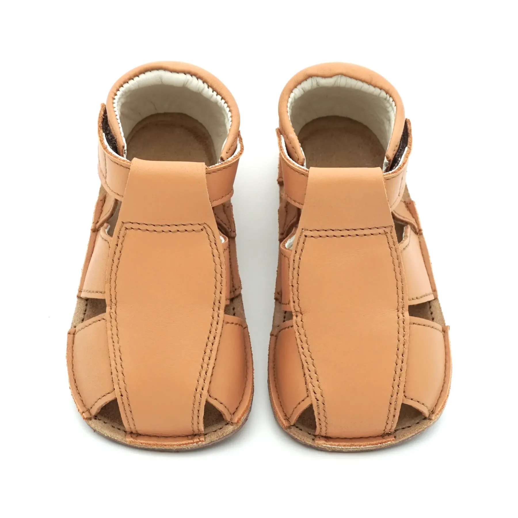 Sandale bebelusi, sandale primii pasi barefoot sandale copii baieti fete piele naturala maro tipitoe Sandale bebelusi, sandale primii pasi barefoot sandale copii baieti fete piele naturala maro tipitoe