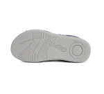 Sandalute copii primii pasi piele naturala talpa flexibila DD Step Albastru Tigru