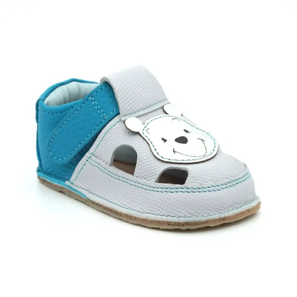 Incaltaminte copii Sandalute copii bebelusi primii pasi baieti piele naturala talpa flexibila gri albastru winnie Incaltaminte copii Sandalute copii bebelusi primii pasi baieti piele naturala talpa flexibila gri albastru winnie