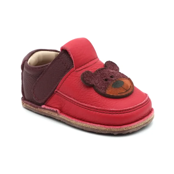 Papucei Pantofi Barefoot Primii Pasi bebe copii baieti fete rosu violet ursulet Papucei Pantofi Barefoot Primii Pasi bebe copii baieti fete rosu violet ursulet