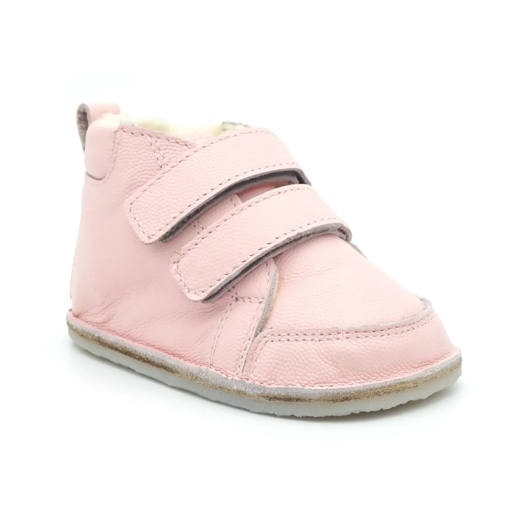 Ghete copii primii pasi imblanite, barefoot, piele naturala, fete, roz, iarna toamna Ghete copii primii pasi imblanite, barefoot, piele naturala, fete, roz, iarna toamna