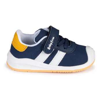 Pantofi primii pasi barefoot, tip sport, ultra-flexibili, albastru, Chetto