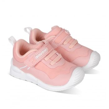 Pantofi primii pasi barefoot, bebelusi, copii, fete baieti, adidasi, tenisi, roz, impermeabil, lavabil Chetto