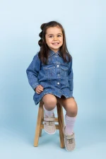 Pantofi fete barefoot copii si bebelusi, papucei primii pasi bebelusi, piele naturala, talpa flexibila, incaltaminte copii, Chetto bej