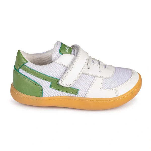 Pantofi barefoot copii si bebelusi, papucei primii pasi bebelusi, piele naturala, talpa flexibila, incaltaminte copii, Chetto, verde
