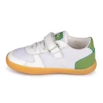 Pantofi barefoot copii si bebelusi, papucei primii pasi bebelusi, piele naturala, talpa flexibila, incaltaminte copii, Chetto, verde