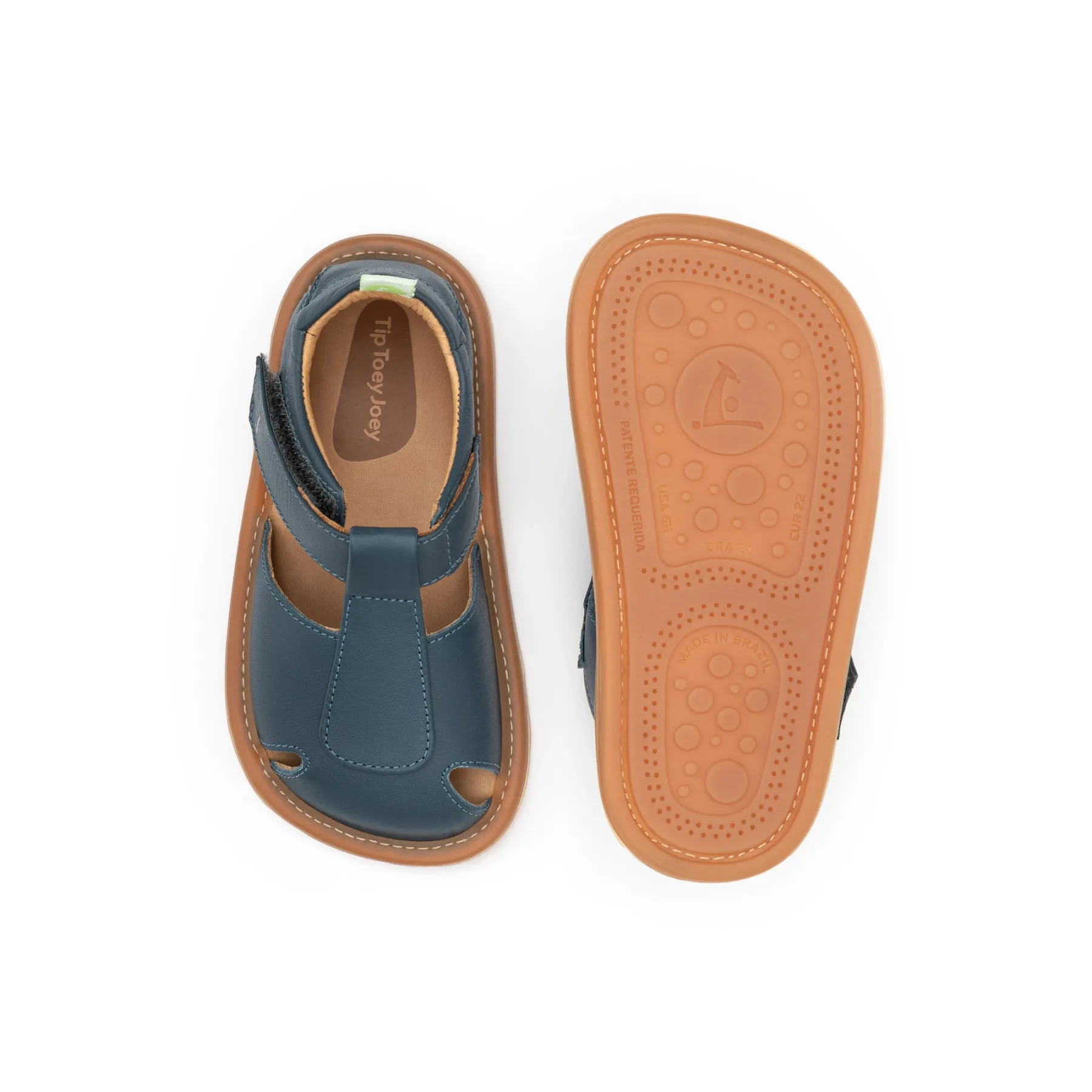 Sandale copii barefoot, primii pasi, piele naturala, talpa flexibila, forma anatomica, albastru, velcro, Tip Toey Joey Sandale copii barefoot, primii pasi, piele naturala, talpa flexibila, forma anatomica, albastru, velcro, Tip Toey Joey