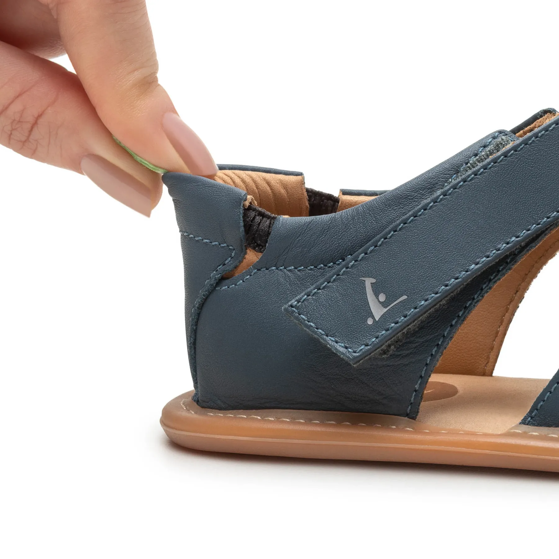 Sandale copii barefoot, primii pasi, piele naturala, talpa flexibila, forma anatomica, albastru, velcro, Tip Toey Joey Sandale copii barefoot, primii pasi, piele naturala, talpa flexibila, forma anatomica, albastru, velcro, Tip Toey Joey