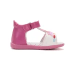Sandale bebelusi, primii pasi, fete, piele naturala, talpa flexibila, roz, DD Step