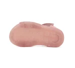 Sandale bebelusi copii, primii pasi, fete, piele naturala, inchidere velcro D.D.Step, roz floare