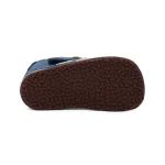 Sandale bebelusi si copii, baieti, primii pasi, barefoot, piele naturala, talpa flexibila, raton, gri