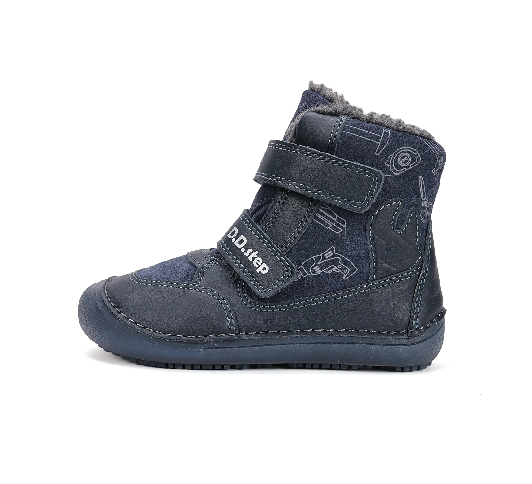 dd-step-ghete-imblanite-copii-bebelusi-barefoot-primii-pasi-piele-naturala-W063-52130 Royal Blue 01