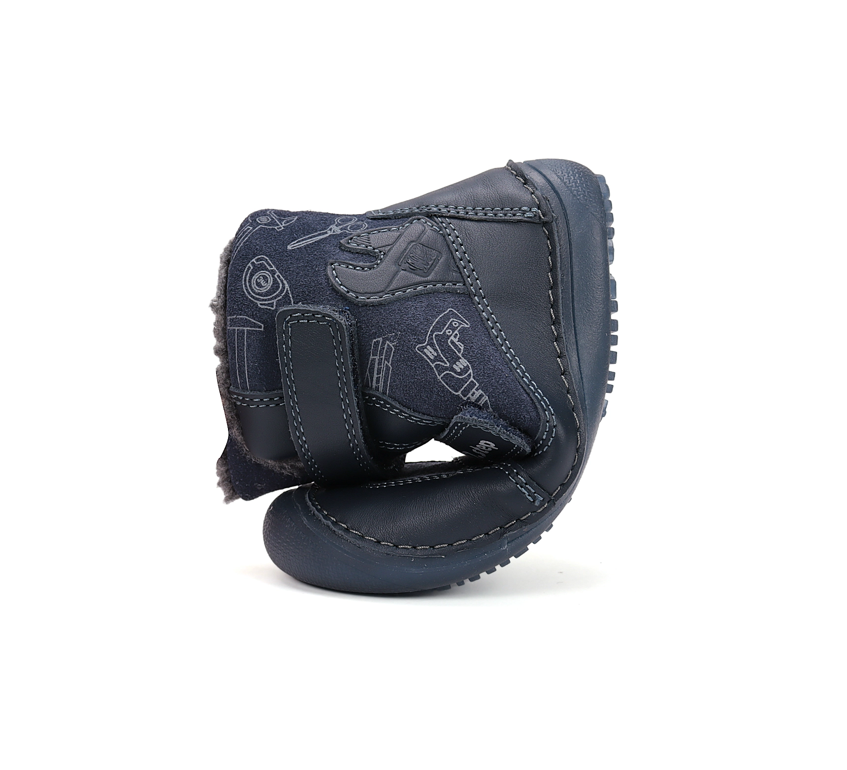 dd-step-ghete-imblanite-copii-bebelusi-barefoot-primii-pasi-piele-naturala-W063-52130 Royal Blue