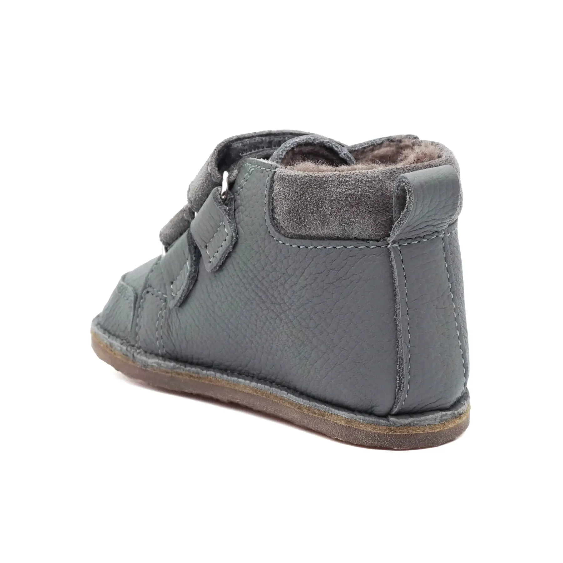 ghete-copii-imblanite-primii-pasi-barefoot-baieti-fete-piele-gri-velur-4