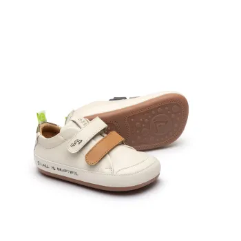 Pantofi barefoot primii pasi, Tip Toey Joey, Bossy Worm, tapioca