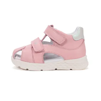 Sandale Ponte cu supinatie, fete, piele naturala, talpa usoara, ferma, roz