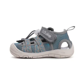 Sandale DD Step, talpa dreapta si flexibila, uscare rapida, Quick Dry, gri