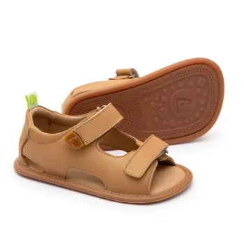 Sandale barefoot, bebelusi si copii, piele naturala, Tip Toey Joey, Explore, Hay