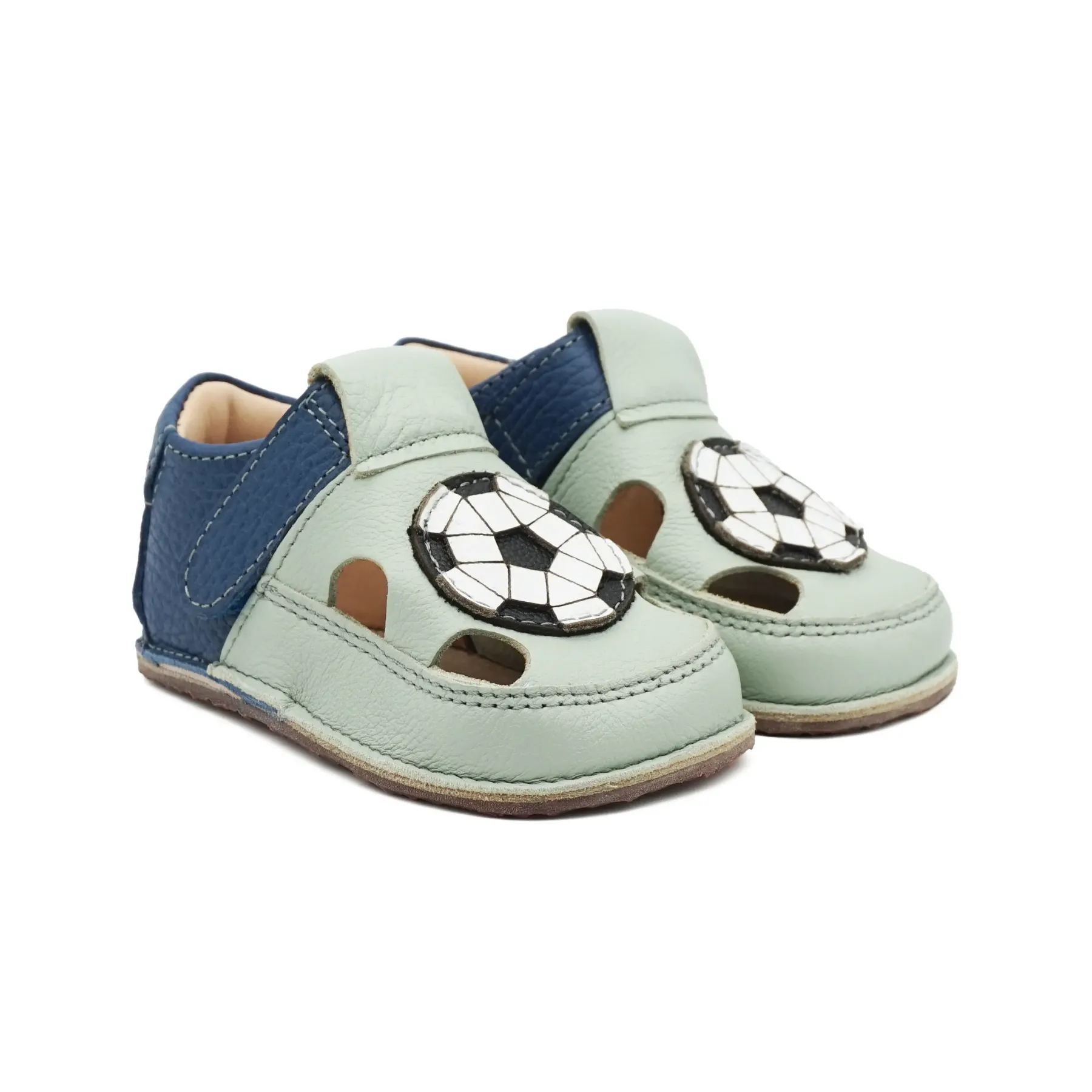 sandale-barefoot-copii-primii-pasi-baieti-piele-naturala-albastru-verde-minge-tipitoe-1