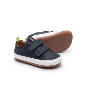 Tip Toey Joey sneakers barefoot primii pasi baieti, Bossy Navy
