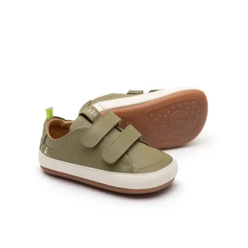 Tip Toey Joey sneakers barefoot cu elastic la spate primii pasi copii, Bossy Olive Tree