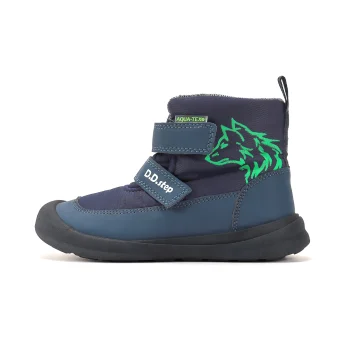 Ghete captusite impermeabile baieti AQUA-TEX, Royal Blue, DD Step